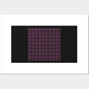 Leila Plaid by Suzy Hager      Leila Collection    Shades of Violet Posters and Art